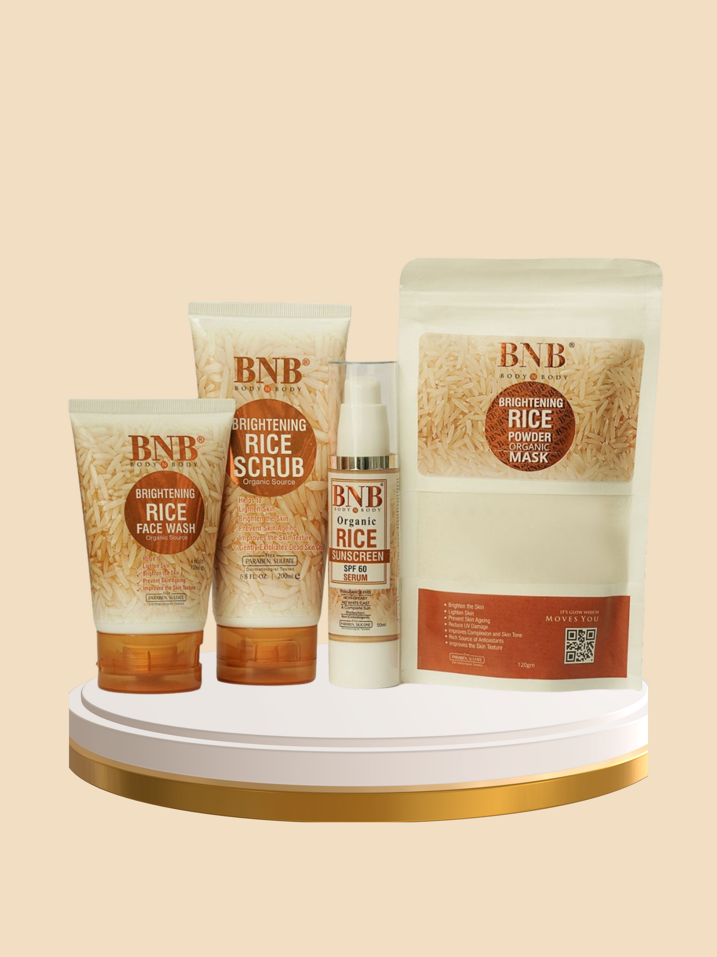 BNB 3 in 1 Kit + Spf 60 Serum (sunscreen spf - 60)