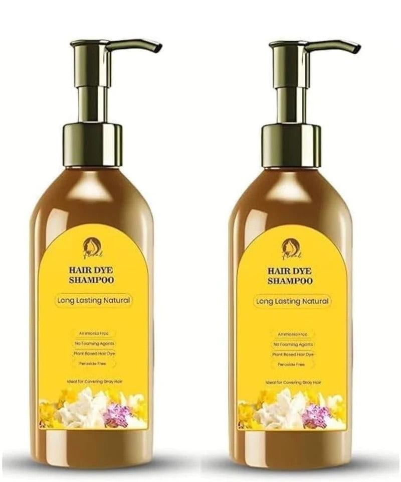 Hair Dye Shampoo | Buy One Get One FREE ~ Long-Lasting Natural Hair Dye Shampoo for Men & Women