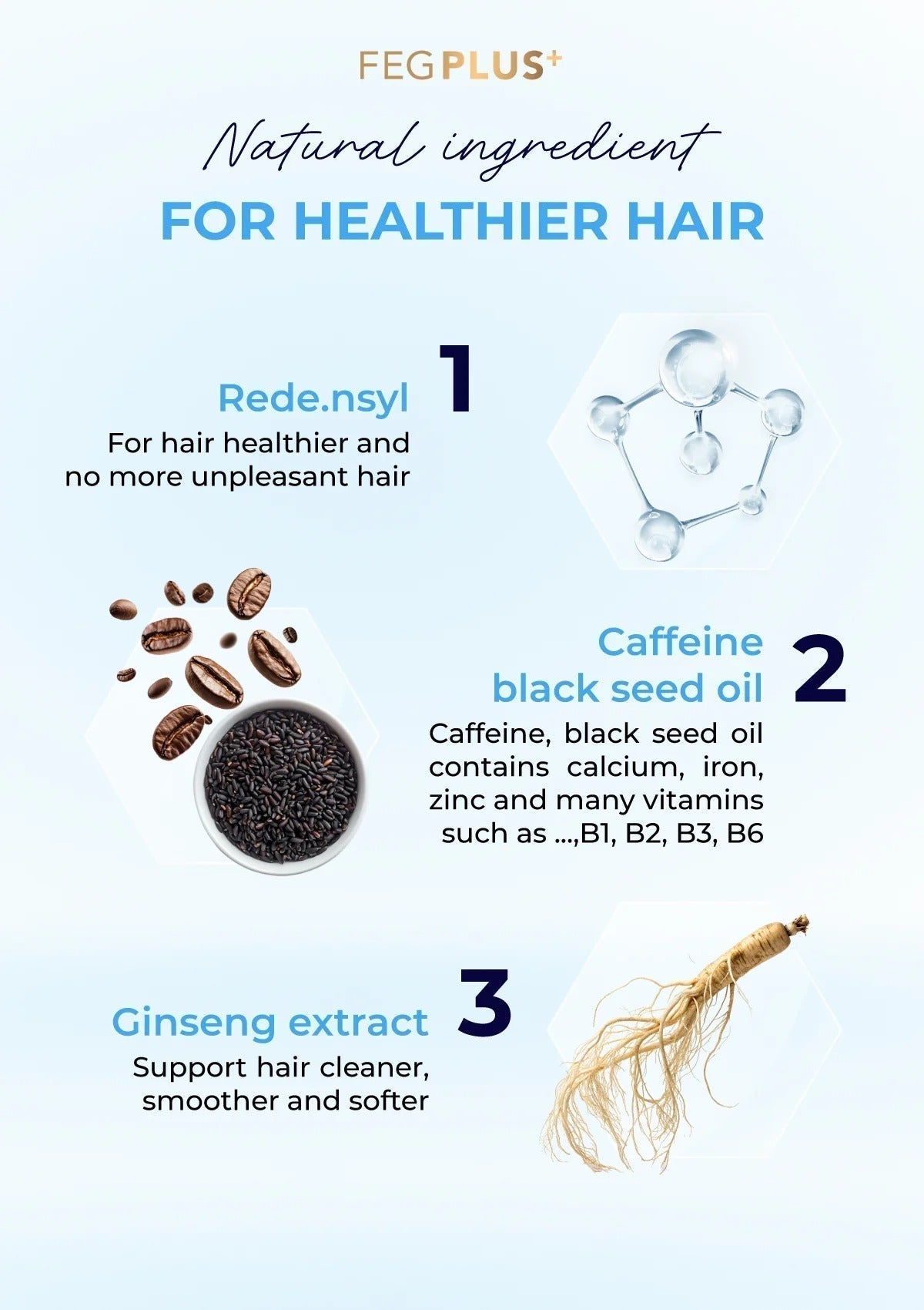 FEG Plus Hair Growth Spray With Derma Roller