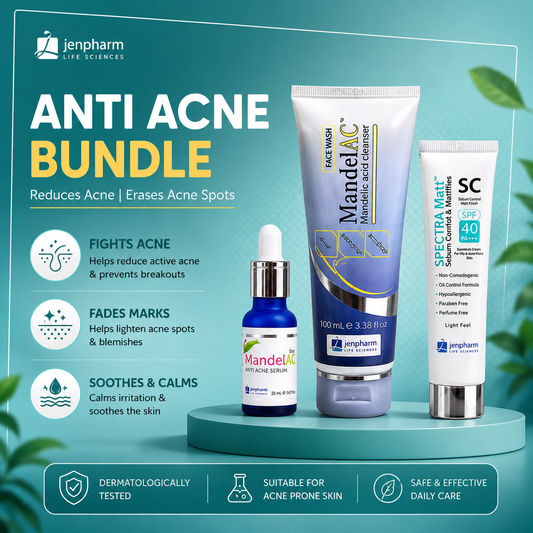 Jenpharm Anti Acne Bundle | Reduces Acne | Erases Acne Spots