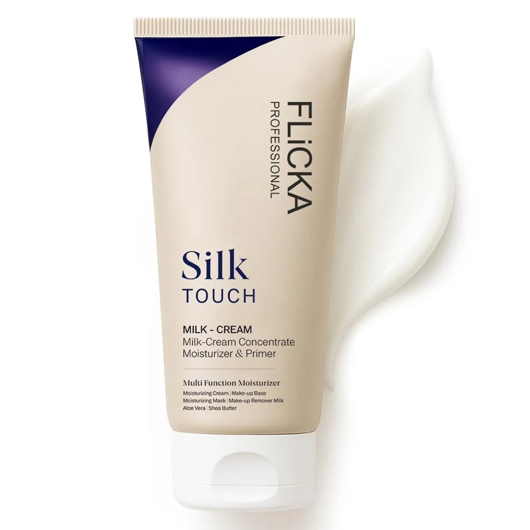 FLICKA Silk Touch 3-in-1 Face Blend & Shine Perfection Trio | Hydrating Primer + SPF Foundation